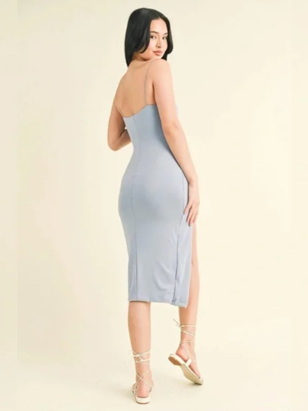 Klesis Chambray Evening Dress (M) - Picture 2 of 3